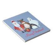 Vrolijk kerstfeest notitieblok (Schuin)