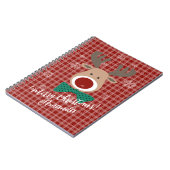 Vrolijk kerstfeest! notitieboek (Linkerzijde)