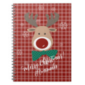 Vrolijk kerstfeest! notitieboek (Voorkant)