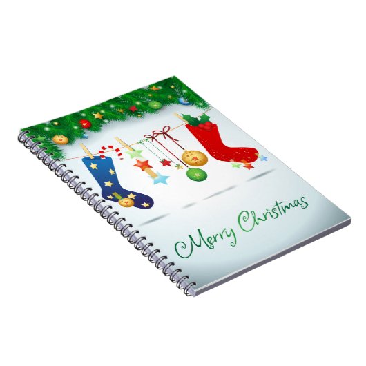 Vrolijk kerstfeest notitieboek (Rechterzijde)