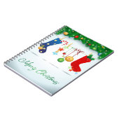 Vrolijk kerstfeest notitieboek (Linkerzijde)