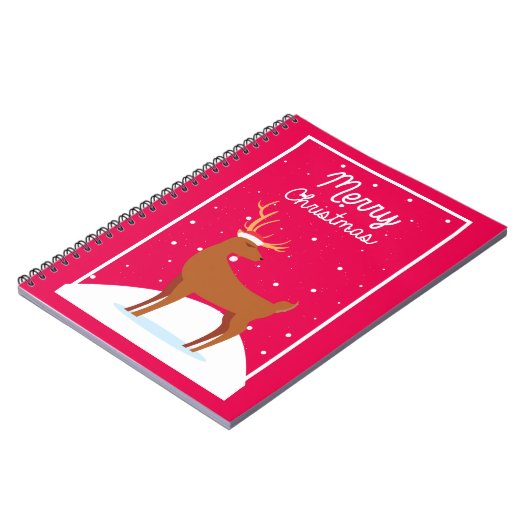 Vrolijk kerstfeest notitieboek (Linkerzijde)