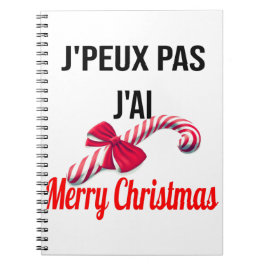 Vrolijk kerstfeest notitieboek