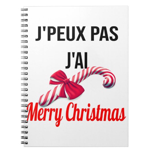 Vrolijk kerstfeest notitieboek (Voorkant)