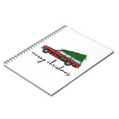 Vrolijk kerstfeest notitieboek (Linkerzijde)