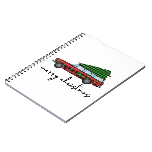 Vrolijk kerstfeest notitieboek (Linkerzijde)