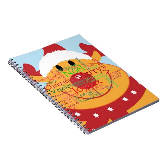 Vrolijk kerstfeest notitieboek (Rechterzijde)