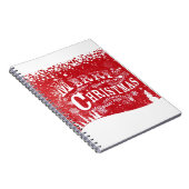 Vrolijk kerstfeest notitieboek (Rechterzijde)