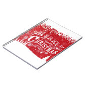 Vrolijk kerstfeest notitieboek (Linkerzijde)