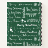 Vrolijk kerstfeest notitieboek (Achterkant)