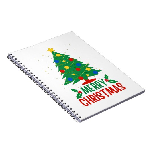 Vrolijk kerstfeest notitieboek (Rechterzijde)