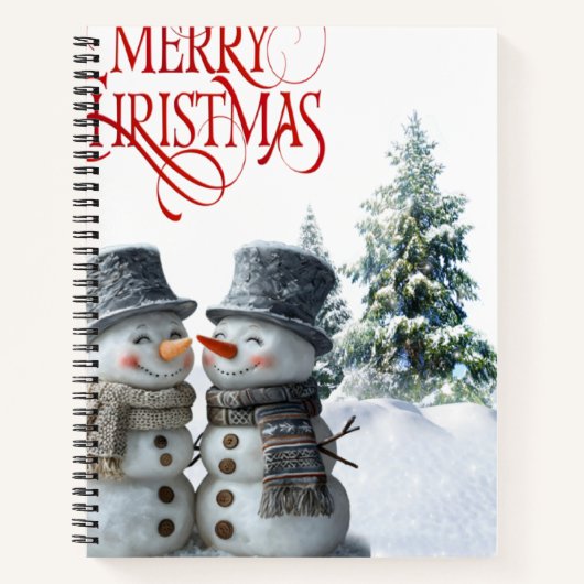 Vrolijk kerstfeest notitieboek (Voorkant)