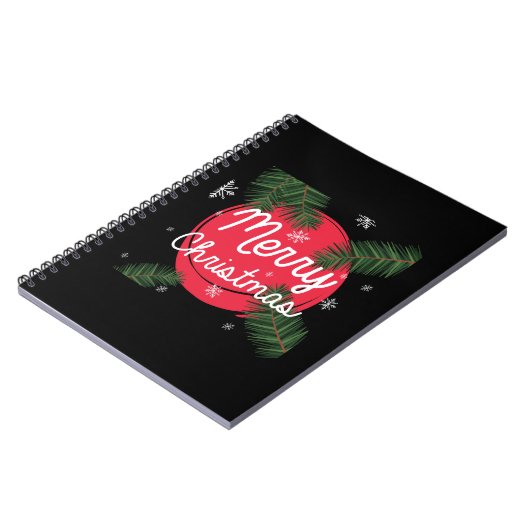 Vrolijk kerstfeest notitieboek (Linkerzijde)