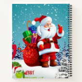 Vrolijk kerstfeest notitieboek (Achterkant)