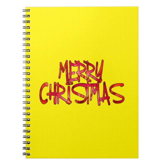 Vrolijk kerstfeest notitieboek (Voorkant)