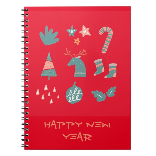 Vrolijk kerstfeest notitieboek (Voorkant)