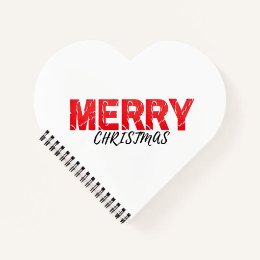 Vrolijk kerstfeest notitieboek (Voorkant)