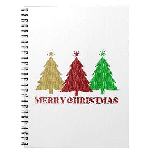 Vrolijk kerstfeest notitieboek (Voorkant)