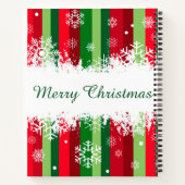 Vrolijk kerstfeest notitieboek (Achterkant)