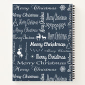 Vrolijk kerstfeest notitieboek (Achterkant)