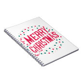 Vrolijk kerstfeest notitieboek (Rechterzijde)