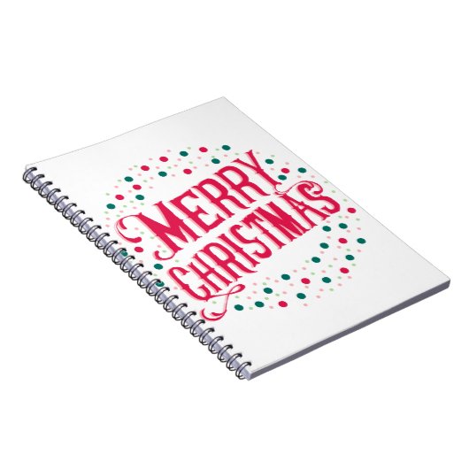 Vrolijk kerstfeest notitieboek (Rechterzijde)