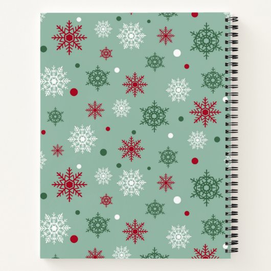 Vrolijk kerstfeest notitieboek (Achterkant)