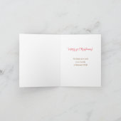 Vrolijk kerstfeest notitiekaartje (Binnen)