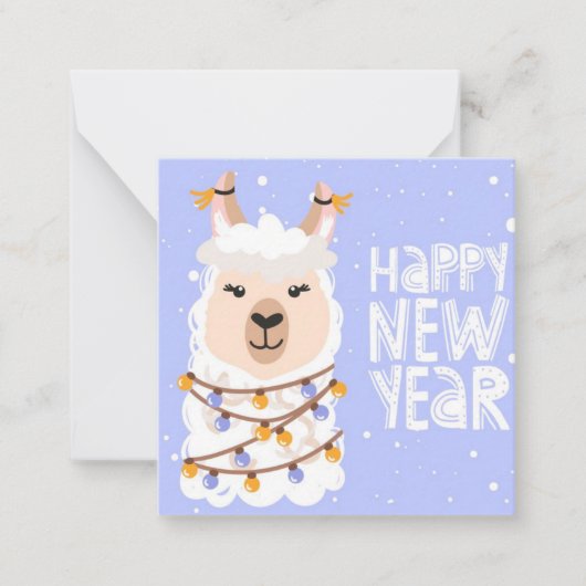 Vrolijk kerstfeest notitiekaartje (Voorkant)