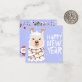 Vrolijk kerstfeest notitiekaartje (Voorkant / Achterkant in situ)