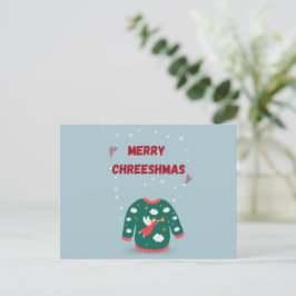 Vrolijk kerstfeest Oegly Sweater Angel Briefkaart