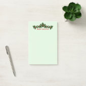 Vrolijk kerstfeest of Prettige feestdagen Holly La Post-it® Notes (Kantoor)
