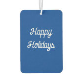 Vrolijk kerstfeest of Prettige feestdagen Sjabloon Luchtverfrisser (Achterkant)