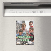 Vrolijk Kerstfeest Oma 2024 Magnet (Insitu (Vaatwasser))