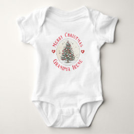 Vrolijk Kerstfeest Oma, Custom Gift, Romper
