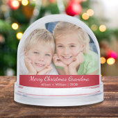 Vrolijk Kerstfeest Oma Foto Sneeuwbol