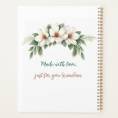 Vrolijk Kerstfeest Oma Foto Vakantie Gift Planner (Achterkant)