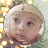 Vrolijk Kerstfeest Oma & Opa Keepsake Keramisch Ornament