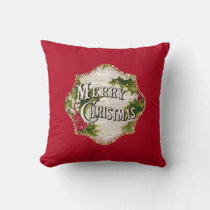 Vrolijk kerstfeest Omkeerbare feestdag Kussen