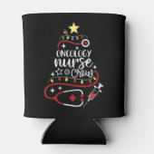 Vrolijk kerstfeest Oncoloog Nursing Gift Oncology  Blikjeskoeler (Achterkant)