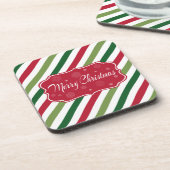 Vrolijk kerstfeest onderzetter (Linkerzijde)