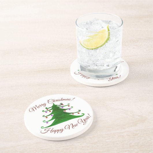 Vrolijk kerstfeest Onderzetters (Zijkant)