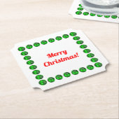 Vrolijk kerstfeest Onderzetters (Gekanteld)