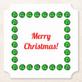 Vrolijk kerstfeest Onderzetters (Voorkant)