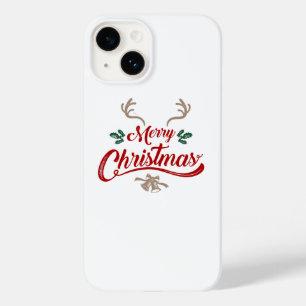 Vrolijk kerstfeest ontwerp Rood & Groen Case-Mate iPhone 14 Hoesje