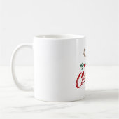 Vrolijk kerstfeest ontwerp | Rood & Groen Koffiemok (Links)