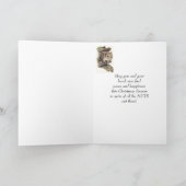 Vrolijk kerstfeest, onze baas, ondanks de noten! feestdagen kaart (Binnen)