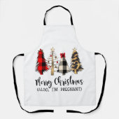 Vrolijk kerstfeest ook ik ben zwanger Anoun Schort (Voorkant)