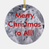 Vrolijk kerstfeest op Al Ornament (Voorkant)