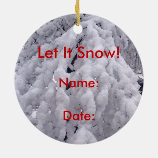 Vrolijk kerstfeest op Al Ornament (Achterkant)